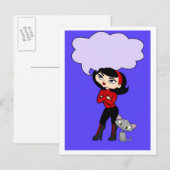 Scorpio Postkarte (Vorne/Hinten)