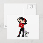 Scorpio Postkarte (Vorne/Hinten)