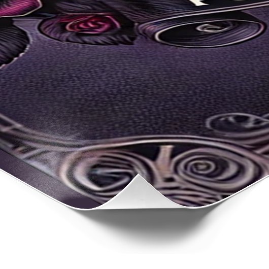 Scorpio "Power in Mystery" Glossy Poster (Ecke)