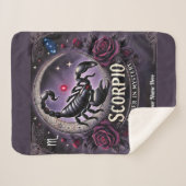 Scorpio "Power in Mystery" Sherpa Blanket Sherpadecke (Vorderseite (Horizontal))