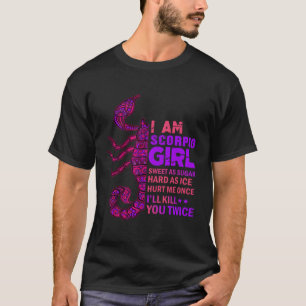 Scorpio Queen Oktober November Skorpion Zodiac T-Shirt