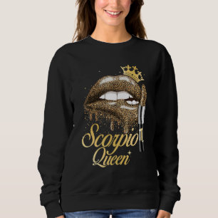 Scorpio Queen Zodiac Sign Horoscope Geburtstag Sweatshirt