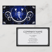 Scorpio-Raffinesse Visitenkarte (Vorne/Hinten)