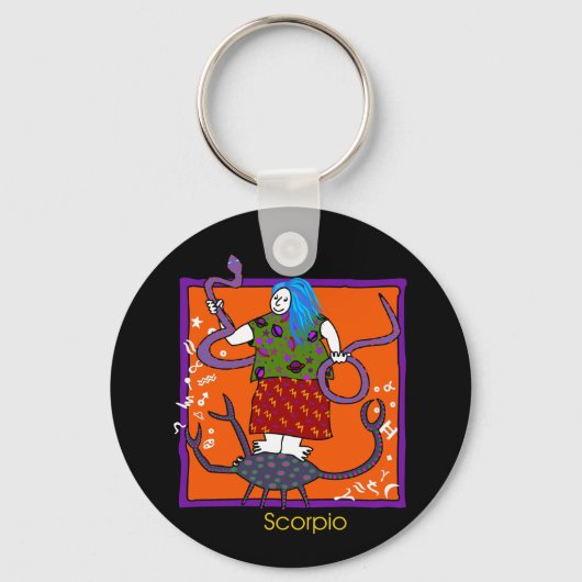 Scorpio-Schlüsselanhänger Schlüsselanhänger (Vorderseite)