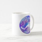Scorpio Scorpion Constellation Stars Geburtsname Kaffeetasse (VorderseiteRechts)