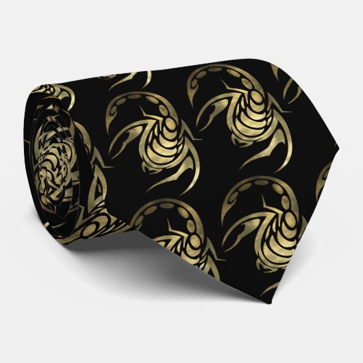 Scorpio Scorpion Krawatte (Gerollt)