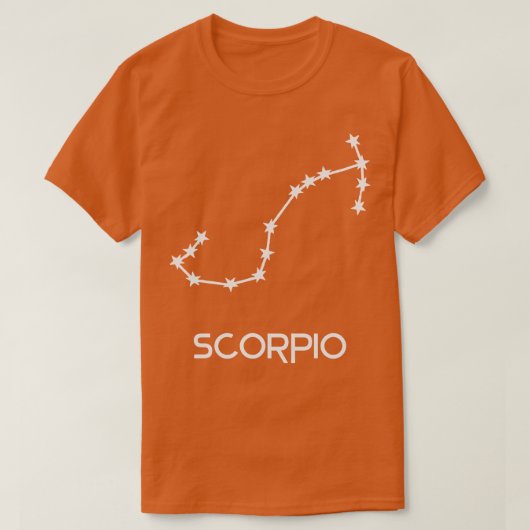Scorpio Sign Zodiac T-Shirt (Design vorne)