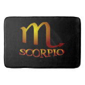 Scorpio Star Gold Badematte (Vorderseite)