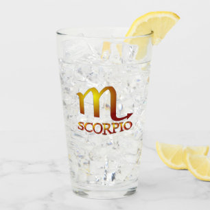 Scorpio Star Gold Glas