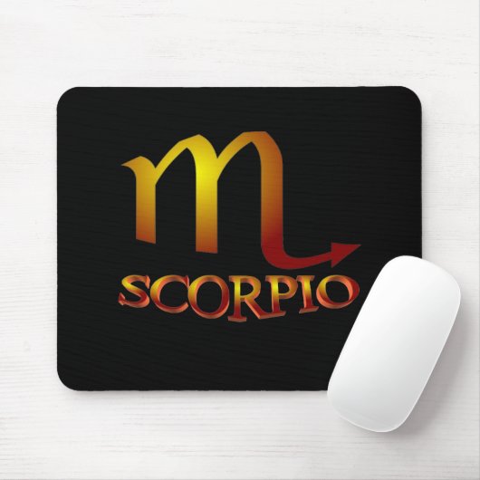 Scorpio Star Gold Mousepad (Mit Mouse)