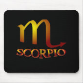 Scorpio Star Gold Mousepad (Vorne)