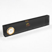 Scorpio Star Gold Namensplakette