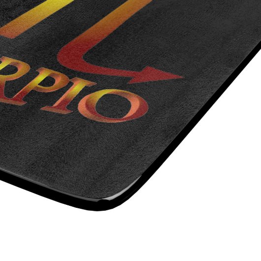 Scorpio Star Gold Schneidebrett (Ecke)