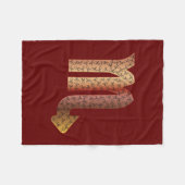 SCORPIO STAR SIGN - M FLEECEDECKE (Vorderseite (Horizontal))