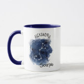 Scorpio Starry Night Constellation Individuelle Na Tasse (Links)
