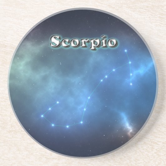 Scorpio (Sternbild) Getränkeuntersetzer (Vorne)