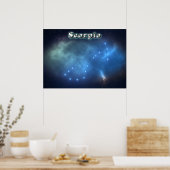 Scorpio (Sternbild) Poster (Küche)
