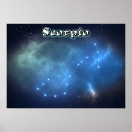 Scorpio (Sternbild) Poster (Vorne)