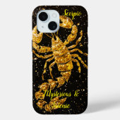 Scorpio-Sternzeichen Case-Mate iPhone Hülle (Rückseite)