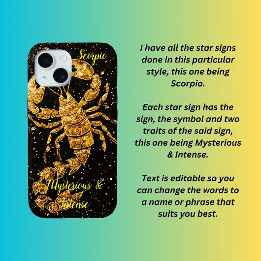 Scorpio-Sternzeichen Case-Mate iPhone Hülle