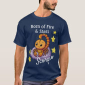 Scorpio Sternzeichen Scorion zodiac Star T-Shirt (Vorderseite)