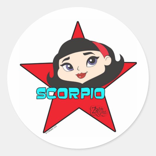 Scorpio Stickers (Vorderseite)