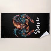 Scorpio Strandtuch (Vorderseite)