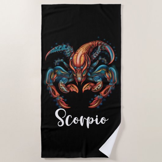 Scorpio Strandtuch (Vorderseite)