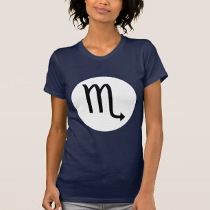Scorpio-Symbol - Dunkles T-Shirt - Maßgeschneidert