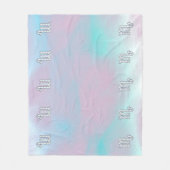 Scorpio Symbol in Mother of Pearl Style Decor Fleecedecke (Vorderseite)