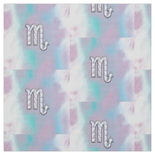 Scorpio Symbol in Mother of Pearl Style Decor Stoff (Muster)