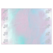 Scorpio Symbol in Mother of Pearl Style Decor Tischdecke (Vorderseite (Horizontal))