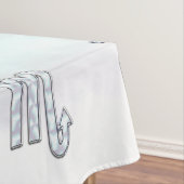 Scorpio Symbol in Mother of Pearl Style Decor Tischdecke (Beispiel)