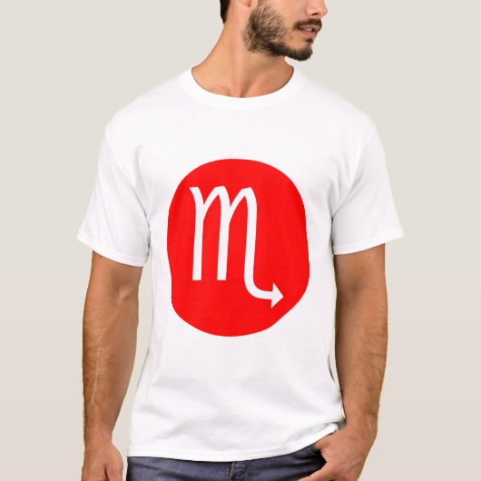 Scorpio-Symbol T-Shirt (Vorderseite)