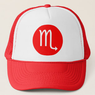Scorpio-Symbol Truckerkappe