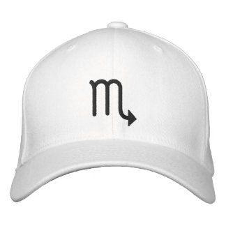 Scorpio-Symbolhut Bestickte Baseballkappe
