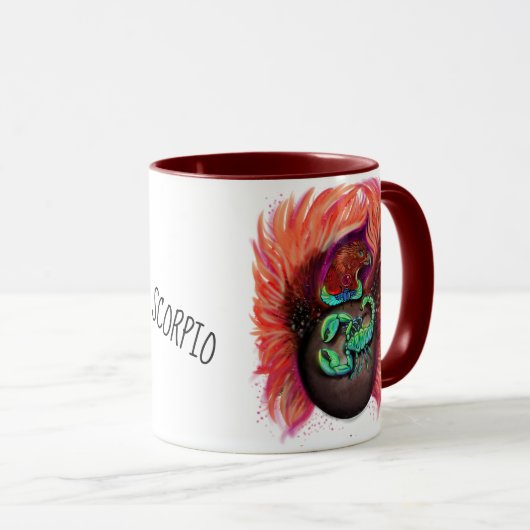 Scorpio Tasse (VorderseiteRechts)