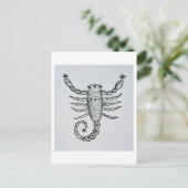 Scorpio (the Scorpion) an illustration from the 'P Postkarte (Stehend Vorderseite)