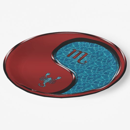 Scorpio the Scorpion Pappteller (Schrägansicht)