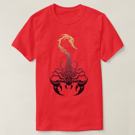 Scorpio tierisches Stamm Skorpion zodiac Zeichen k T-Shirt (Design vorne)