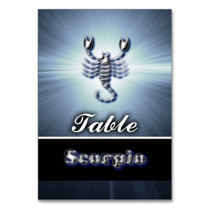 Scorpio Tischnummer