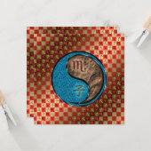 Scorpio und Erden Rat Karte (Vorderseite/Rückseite Beispiel)