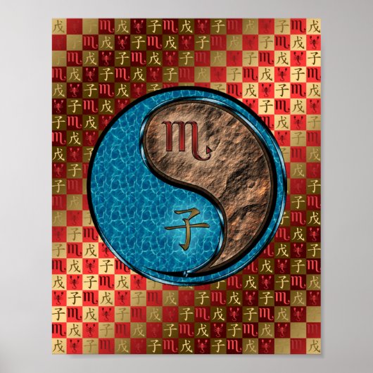 Scorpio und Erden Rat Poster (Vorne)