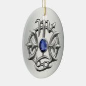 Scorpio und Pisces Medallion 2 Ornamente (Rechts)