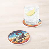 Scorpio-Untersetzer Getränkeuntersetzer (Seite)