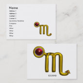 SCORPIO VISITENKARTE (Vorne/Hinten)