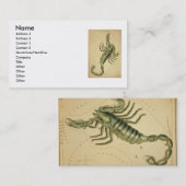 Scorpio-Visitenkarte Visitenkarte (Vorne/Hinten)