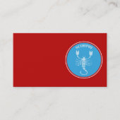 Scorpio-Visitenkarte Visitenkarte (Vorderseite)