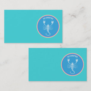 Scorpio-Visitenkarte Visitenkarte