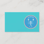 Scorpio-Visitenkarte Visitenkarte (Vorderseite)